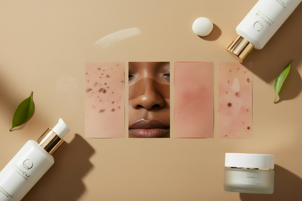 Different types of discoloration and products