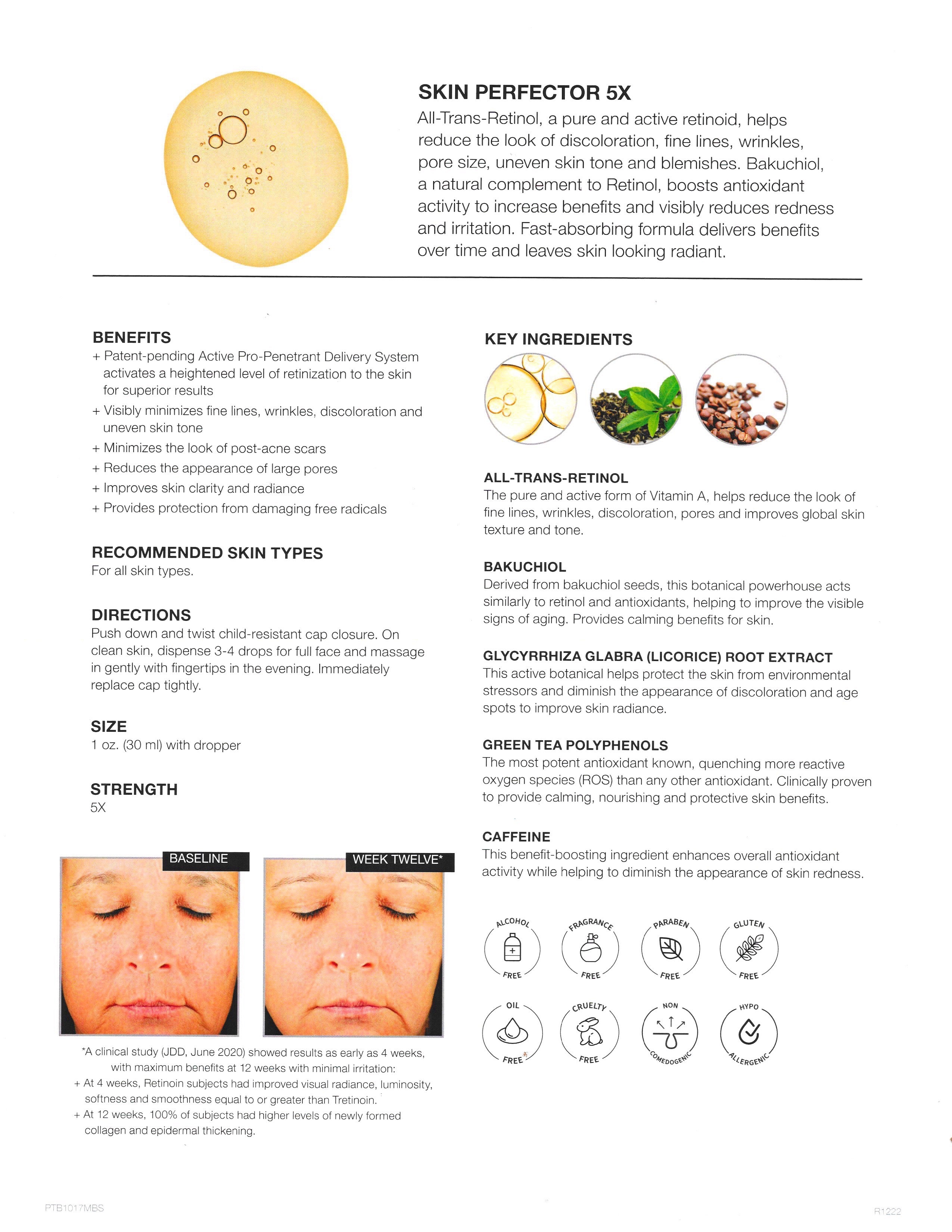 Skin Perfector Retinol + Bakuchiol Drops | Time-Released Retinol