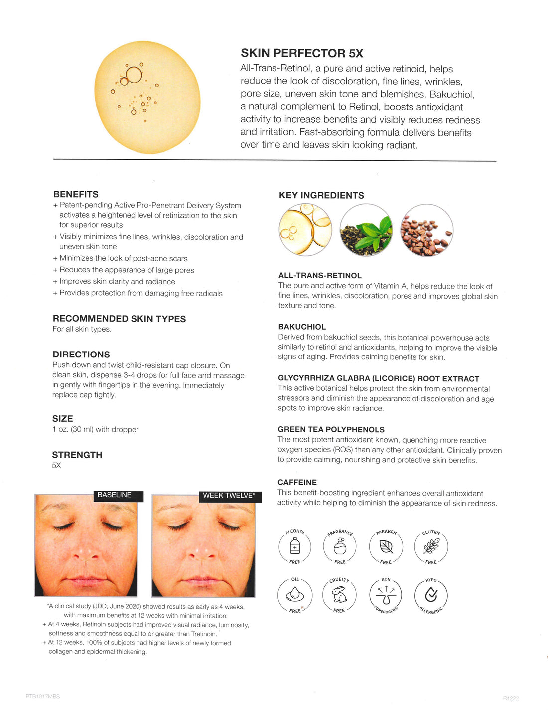 Skin Perfector Concentrated Retinol + Bakuchiol Drops - ME2 BEAUTY