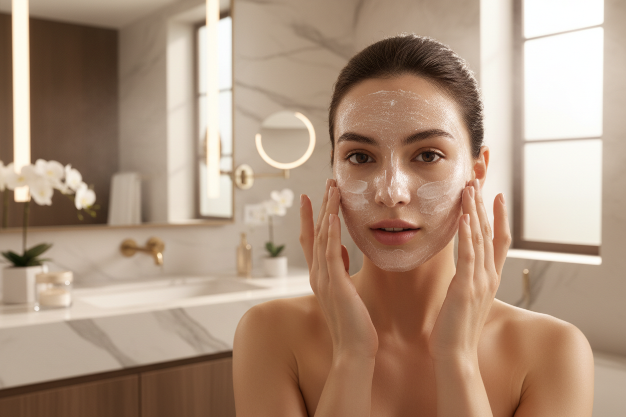 Polish, Dual Action Exfoliating Cream